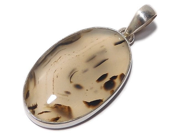 [Video][One of a kind] Montana Agate Pendant Silver925 NO.10