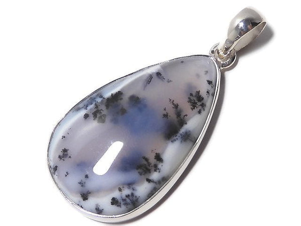 [Video][One of a kind] Dendrite Opal Pendant Silver925 NO.9