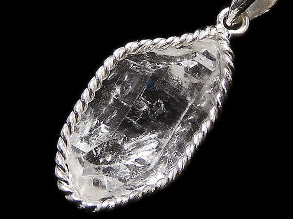 [Video][One of a kind] NYHerkimer Diamond Pendant Silver925 NO.40