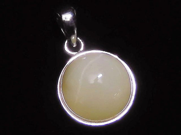 [Video] [One of a kind] High Quality Cat's-eye Quartz AAA Pendant Silver925 NO.18