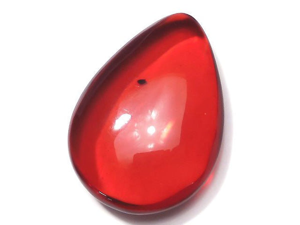 [Video] [One of a kind] Red color Amber Undrilled Pear shape NO.185