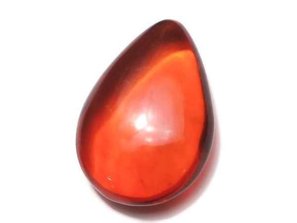 [Video] [One of a kind] Red color Amber Undrilled Pear shape NO.191