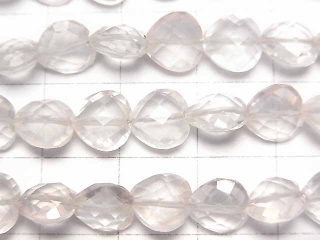 [Video] High Quality Rose Quartz AAA Vertical Hole Heart cut 8x8mm half or 1strand beads (aprx.6inch / 16cm)