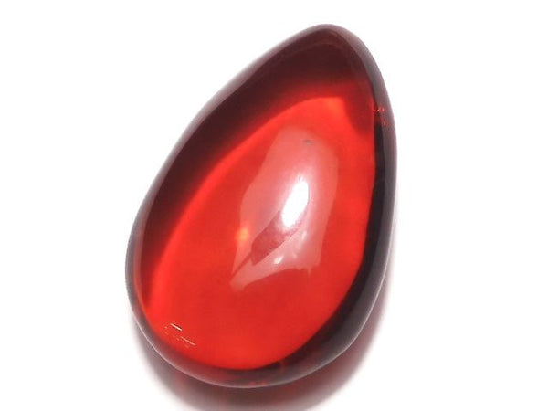 [Video] [One of a kind] Red color Amber Undrilled Pear shape NO.197