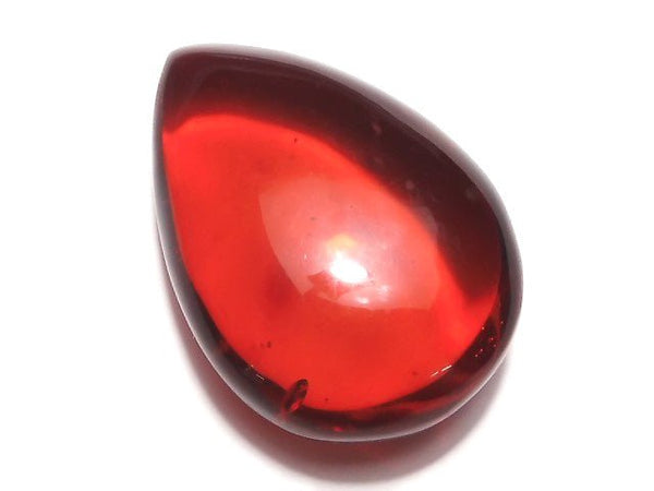 [Video] [One of a kind] Red color Amber Undrilled Pear shape NO.199