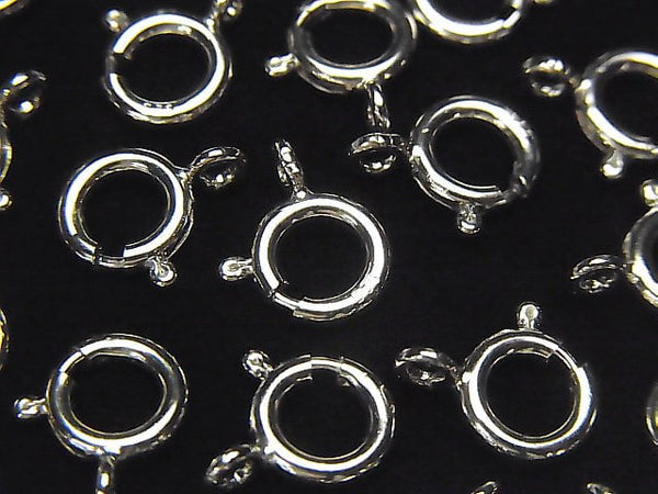 Silver925  Spring Ring [5mm][6mm][7mm][8mm] Rhodium Plated  2pcs