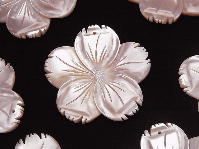 [Video] High Quality Pink Shell AAA Flower 40mm 1pc $7.79!