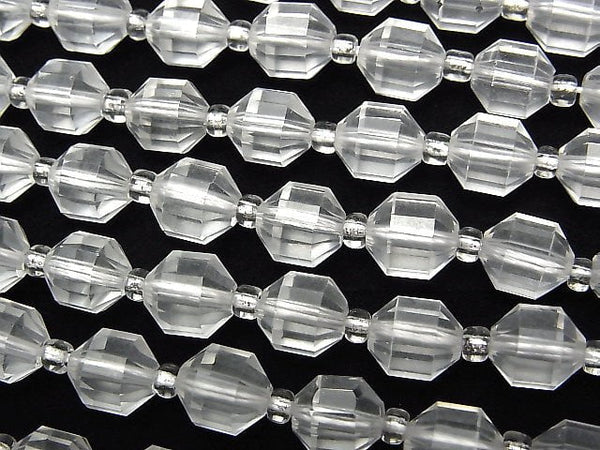 [Video] Crystal AAA Double Point Faceted Tube 8x7mm 1strand beads (aprx.15inch / 36cm)