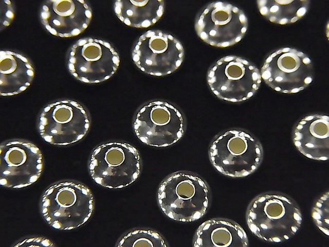Silver925  Roundel  5.7mm 10pcs