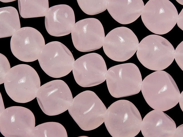 1strand $6.79! Light Pink Jade Dice 9x9x9mm 1strand beads (aprx.15inch / 38cm)