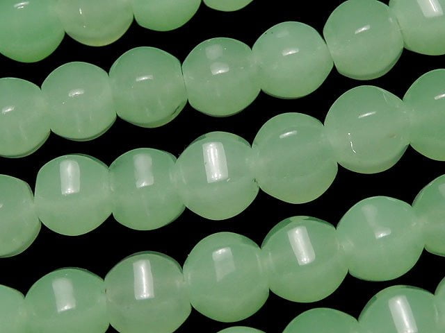 1strand $5.79! Pastel Green Jade 6Faceted 8mm 1strand beads (aprx.15inch / 38cm)