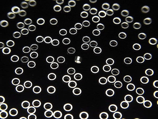 Silver925  Micro Crimp Bead  [2x1mm] 50pcs $3.79