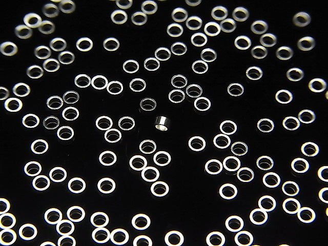 Silver925  Micro Crimp Beads  [2x1mm] 50pcs $3.79