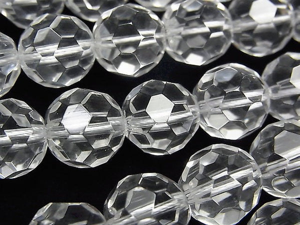 [Video] Sale! Crystal AAA 32 Faceted Round 12 mm half or 1 strand beads (aprx.15 inch / 36 cm)