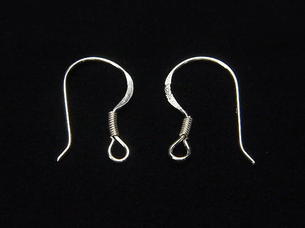 Silver925 Earwire [S] [M] [L] Rhodium Plated 2pairs (4 pieces) $1.99-!