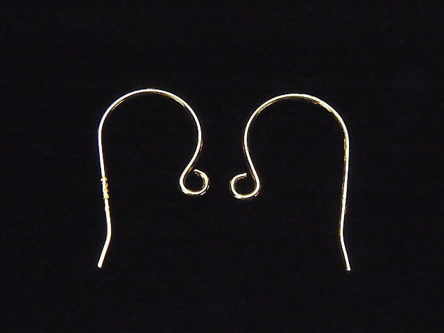 Silver925  Earwire 18x10mm 18KGP 2pairs $2.59