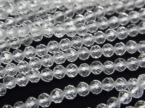 [Video]High Quality Crystal AAA Faceted Round 3mm 1strand beads (aprx.15inch / 38cm)