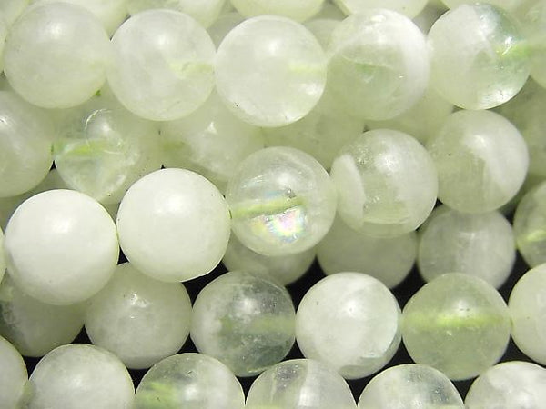 [Video]Green Fluorite Quartz Round 10 mm half or 1 strand beads (aprx.15 inch / 38 cm)