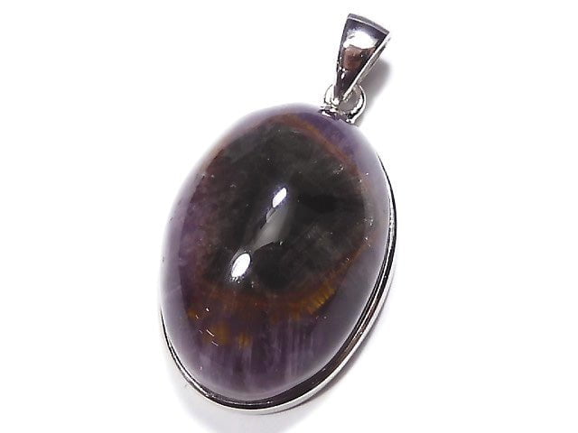 [Video] [One of a kind] Red Amethyst (Party Color Amethyst) AAA Pendant Silver925 NO.20