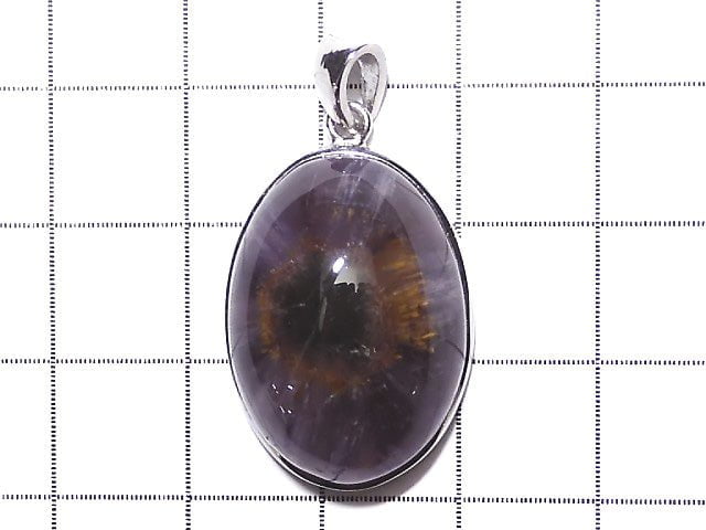 [Video] [One of a kind] Red Amethyst (Party Color Amethyst) AAA Pendant Silver925 NO.21
