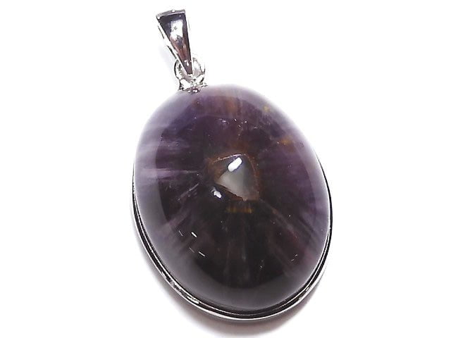 [Video] [One of a kind] Red Amethyst (Party Color Amethyst) AAA Pendant Silver925 NO.24