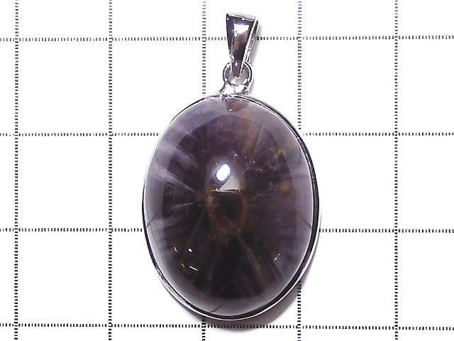 [Video] [One of a kind] Red Amethyst (Party Color Amethyst) AAA Pendant Silver925 NO.24