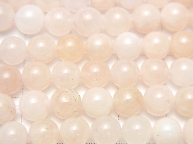 [Video]1strand $15.99! Morganite AA Round 6mm 1strand beads (aprx.15inch/38cm)
