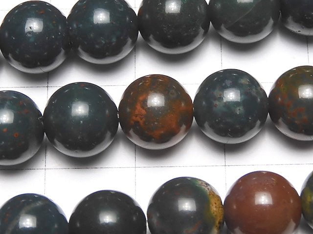 1strand $7.79! Bloodstone  Round 8mm 1strand beads (aprx.15inch/38cm)