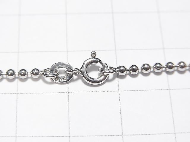 Silver925 Ball chain 2 mm Rhodium Plated 1 pc $12.99