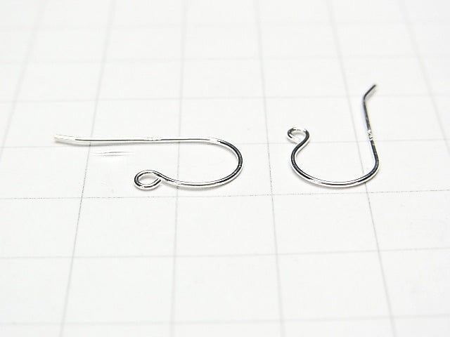 Silver925 Earwire 20 x 10 mm No coating 2 pairs (4 pieces) $2.39