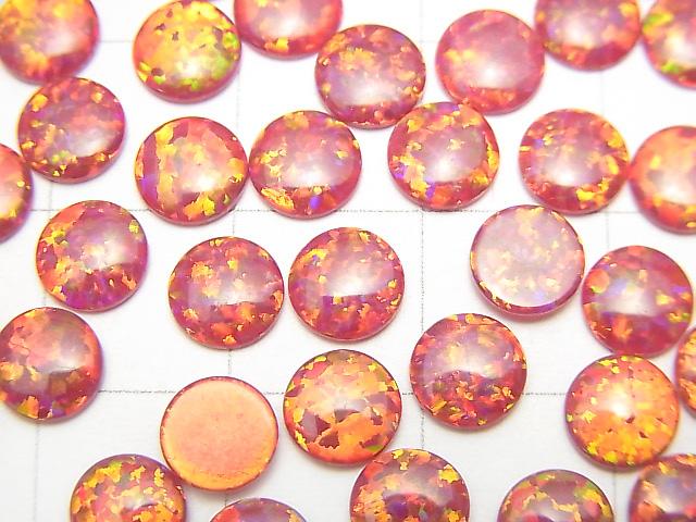 Kyoto Opal Round Cabochon 6 x 6 x 1.5 mm [red] 3 pcs $4.79!