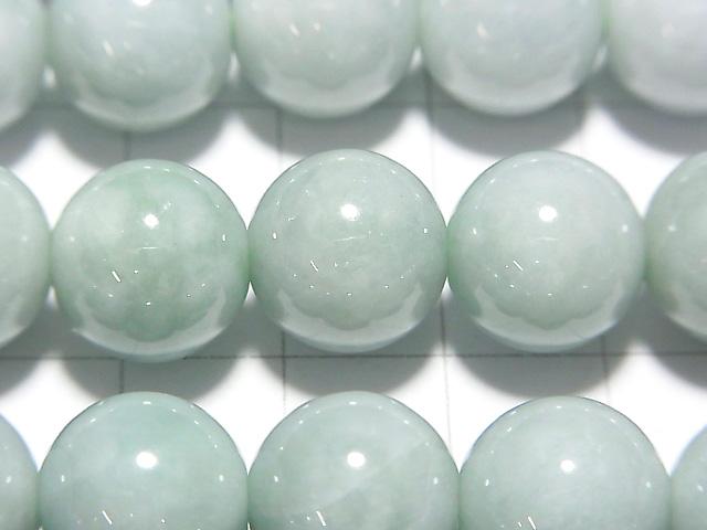 Burma Jadeite AAA- Round 12mm [2mm hole] half or 1strand beads (aprx.15inch/37cm)
