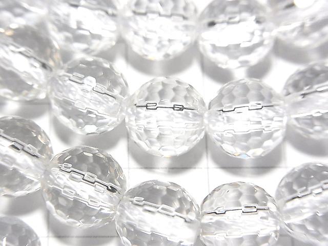 [Video] Crystal AAA 128 Faceted Round 10 mm [2 mm hole] half or 1 strand beads (aprx.15 inch / 37 cm)