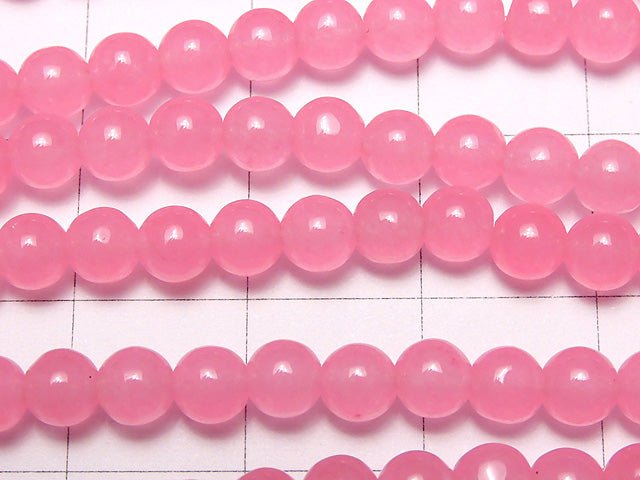 1strand $2.79! Pink Jade Round 4mm 1strand beads (aprx.15inch / 38cm)