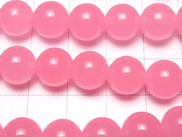 1strand $5.79! Pink Jade Round 10mm 1strand beads (aprx.15inch / 36cm)