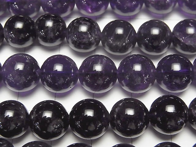 [Video] Amethyst AA Round 10mm 1strand beads (aprx.15inch/37cm)