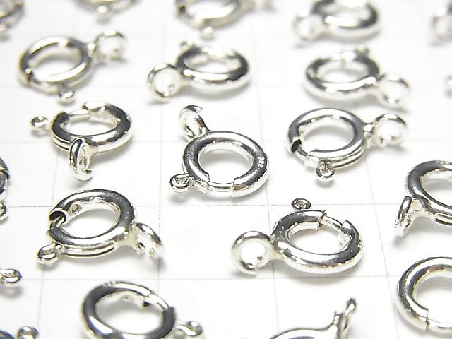 Silver925  Spring Ring [5mm][6mm][7mm][8mm] No coating  2pcs