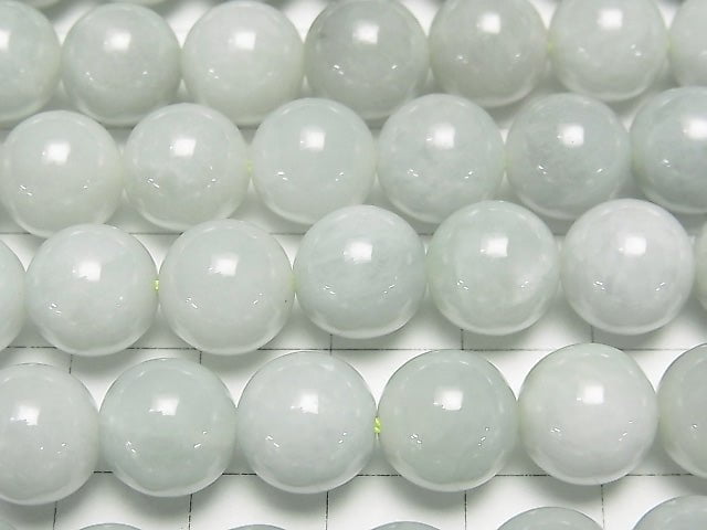 [Video] Burma Jadeite AA++ Round 10mm half or 1strand beads (aprx.15inch/37cm)