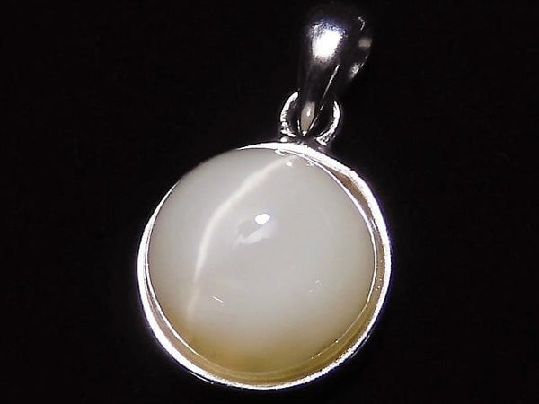 [Video] [One of a kind] High Quality Cat's-eye Quartz AAA Pendant Silver925 NO.31