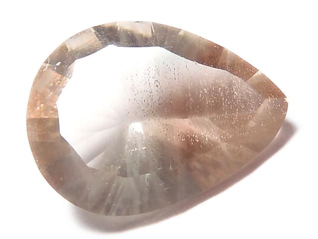 [Video] [One of a kind] High Quality Oregon Sunstone AAA+ Faceted 1pc NO.326