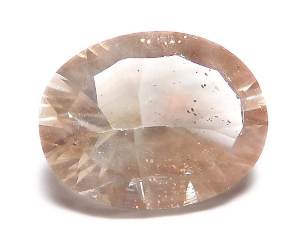[Video] [One of a kind] High Quality Oregon Sunstone AAA+ Faceted 1pc NO.327