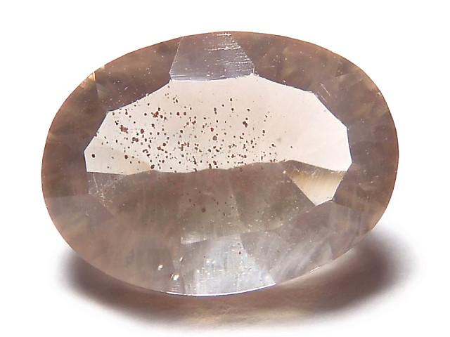 [Video] [One of a kind] High Quality Oregon Sunstone AAA+ Faceted 1pc NO.331