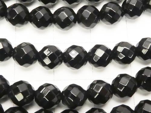 1strand $5.79! Onyx  64Faceted Round 6mm 1strand (aprx.15inch/37cm) - wholesale gemstone beads, gemstones - kenkengems.com