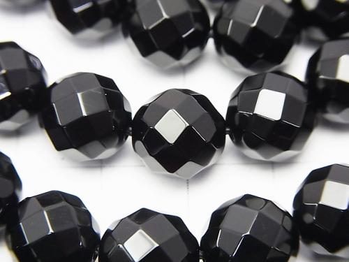 Sale!  1strand $7.79! Onyx  64Faceted Round 10mm 1strand (aprx.15inch/36cm) - wholesale gemstone beads, gemstones - kenkengems.com