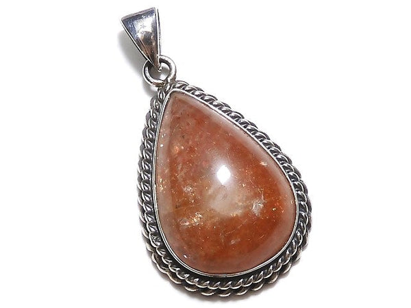 [Video] [One of a kind] Sunstone AAA Pendant Silver925 NO.349