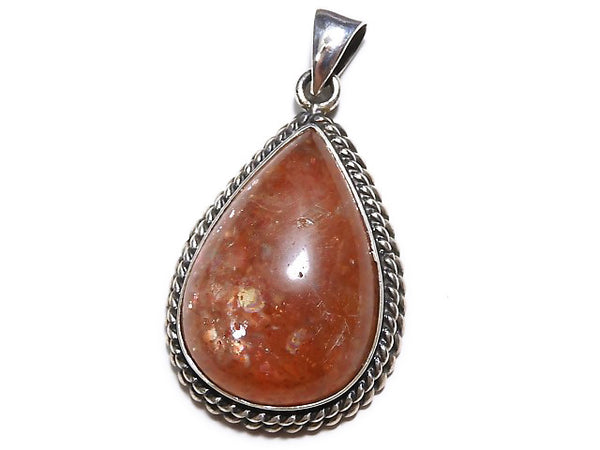 [Video] [One of a kind] Sunstone AAA Pendant Silver925 NO.355