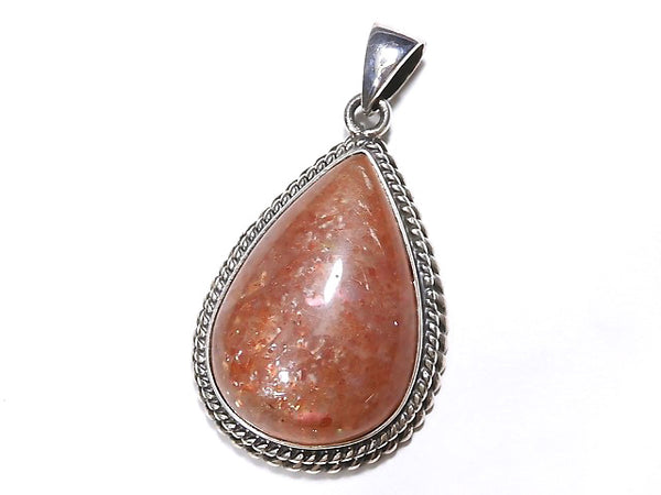 [Video] [One of a kind] Sunstone AAA Pendant Silver925 NO.362