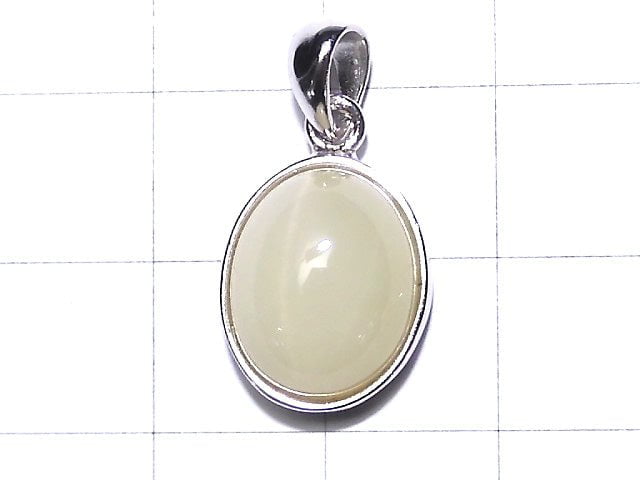 [Video] [One of a kind] High Quality Cat's-eye Quartz AAA Pendant Silver925 NO.37