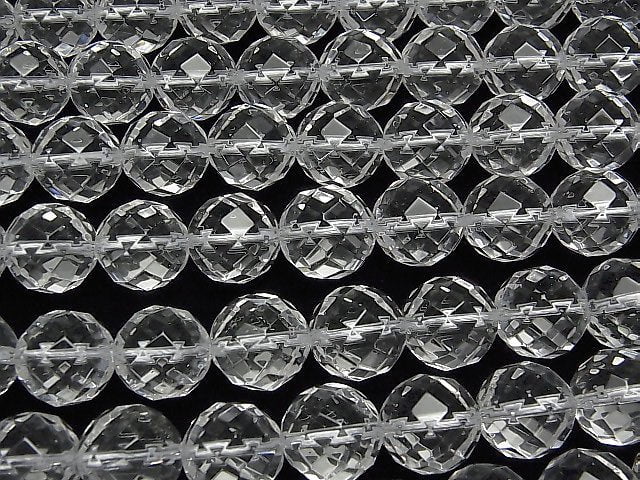 [Video] Sale! Crystal AAA 64 Faceted Round 14 mm 1/4 or 1strand beads (aprx. 14 inch / 35 cm)