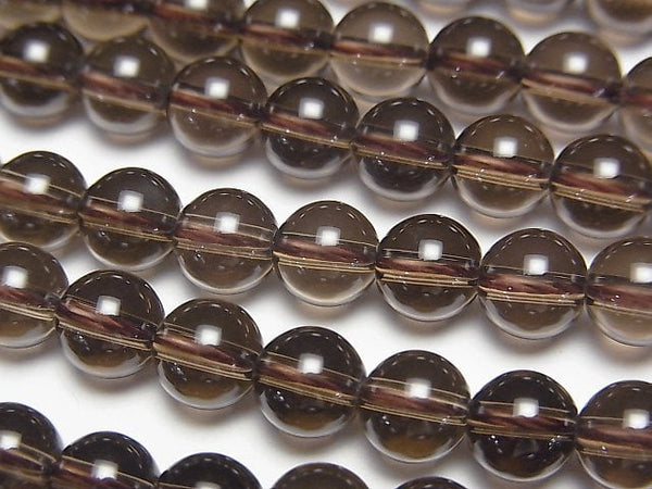 [Video]Smoky Quartz AAA Round 6mm half or 1strand beads (aprx.15inch/37cm)